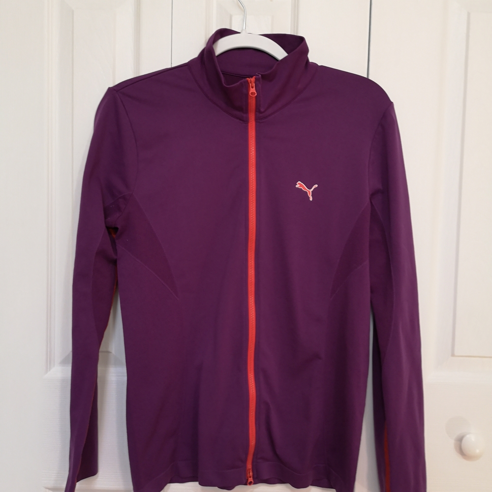 Puma Women's Sport Lifestyle Full-Zip Track Jacket Size L